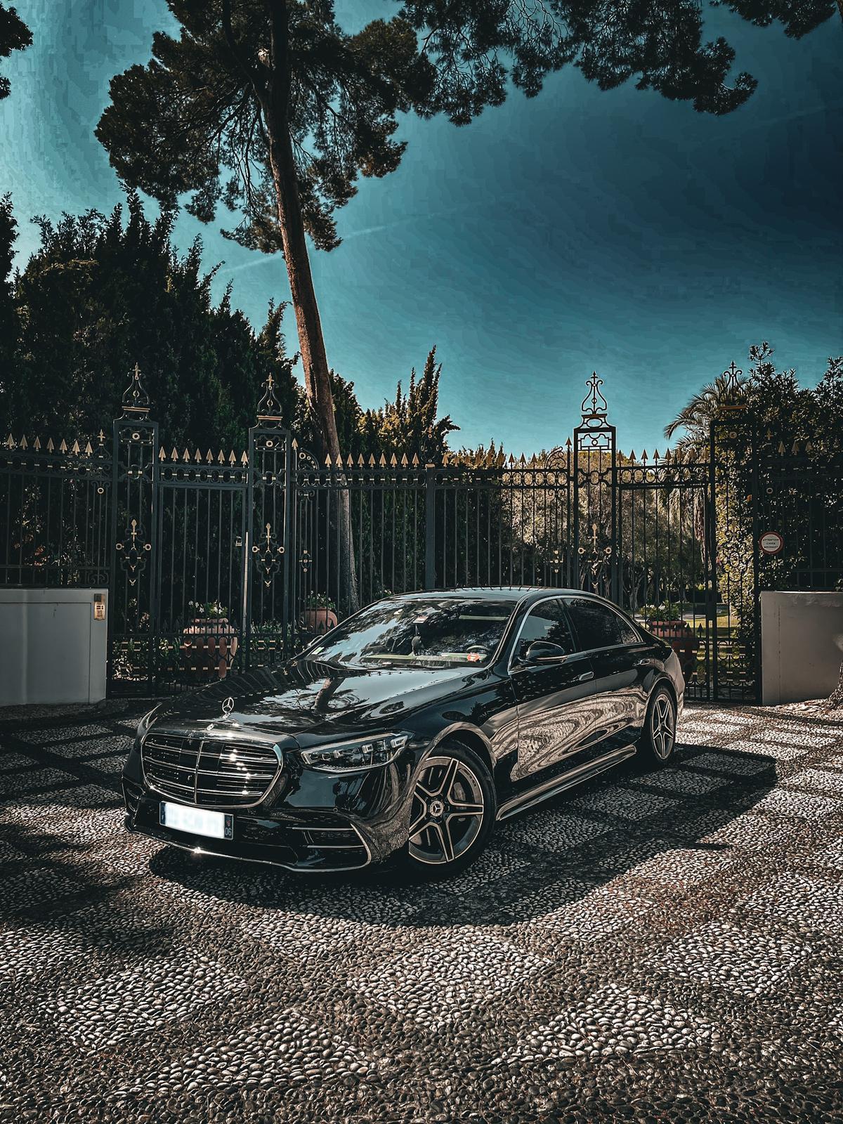 Mercedes-Benz S 500 noire – berline de prestige Premium Services Monaco